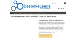 Desktop Screenshot of bespokeleads.com